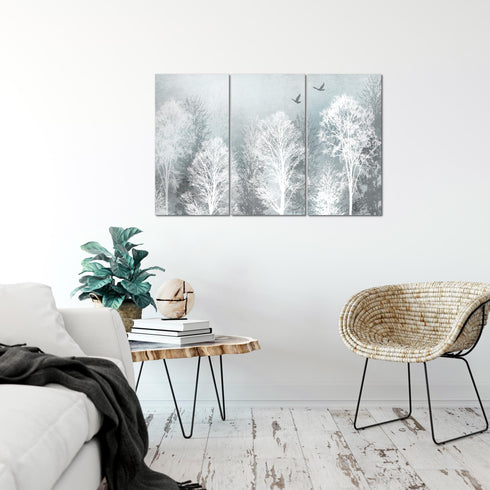 Wandbilder Wohnzimmer XXL Wald Moderne Bilder Abstrakt